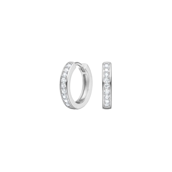 Joanli Nor PopNor Ohrringe in silber mit zirkonia